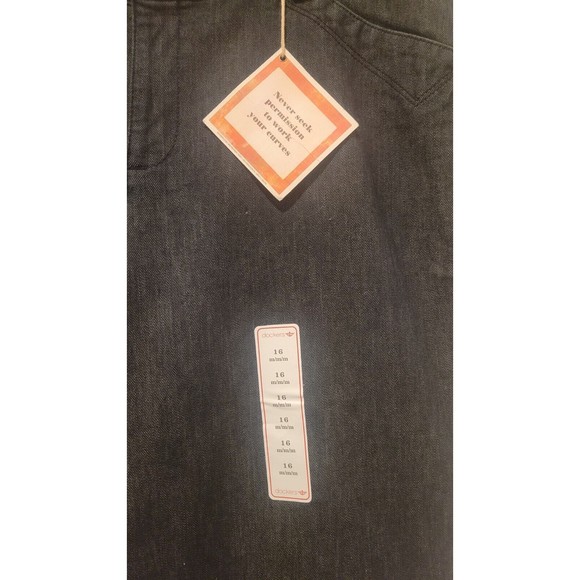 NWT Dockers The Khaki Hello Smooth 16Medium Straight Leg Dark Jeans Pants - Picture 4 of 11